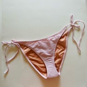 J. Crew Pink and Tan Bikini Bottom